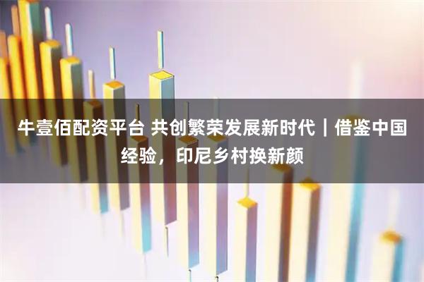 牛壹佰配资平台 共创繁荣发展新时代｜借鉴中国经验，印尼乡村换新颜